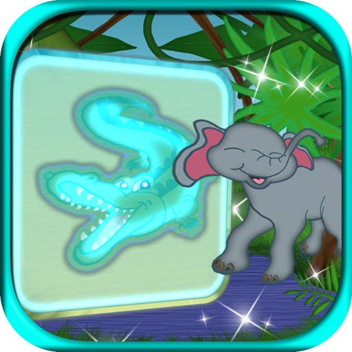 Wood Puzzle Match Wild Animals iOS App
