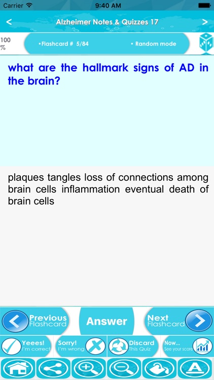 Alzheimer Guidelines & Test Bank- Terms & Quizzes screenshot-4
