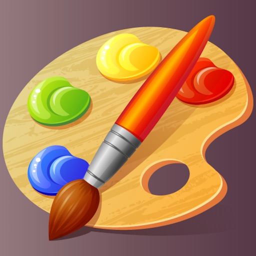 Top Coloring Book for Kids Icon