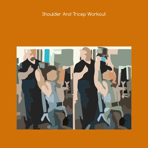 Shoulder and tricep workout icon