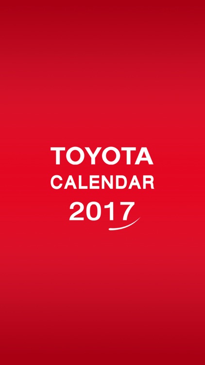 TOYOTA CALENDAR 2017