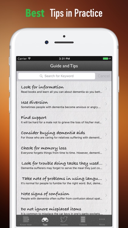 Dementia 101-Memory Loss and Family Care Guide screenshot-3