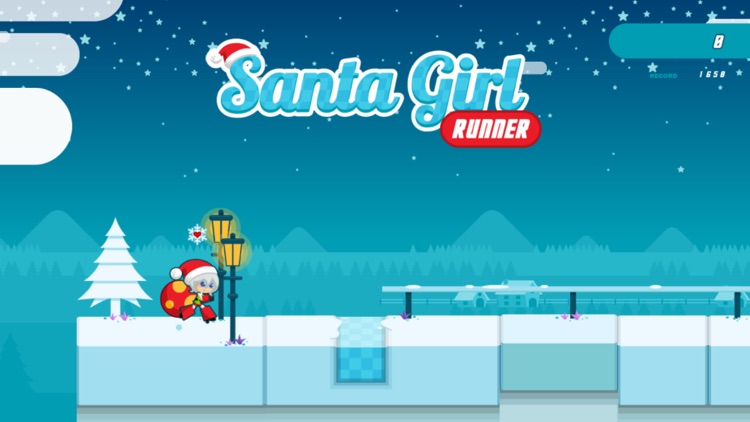 Santa Girl Run ~ Runner & Racing Games For Free