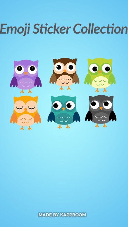 Cute Owl Stickers by Kappboom