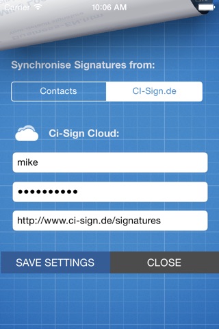 CI-Signature Lite screenshot 4