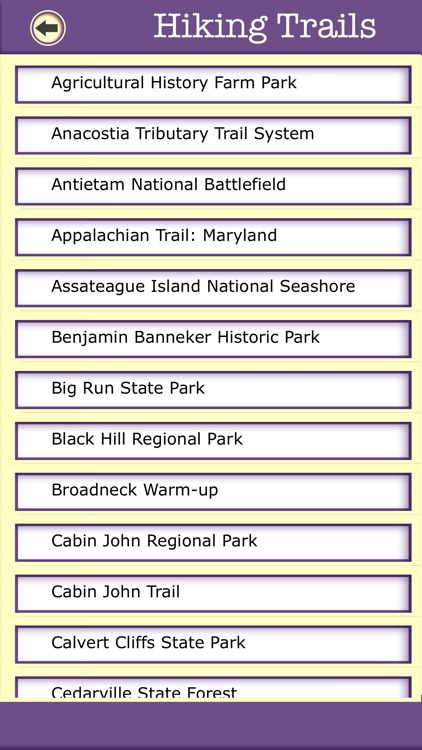 Maryland Campgrounds & Hiking Trails,State Parks screenshot-3