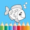 Fish Coloring Book: Color & Draw Sea Animals