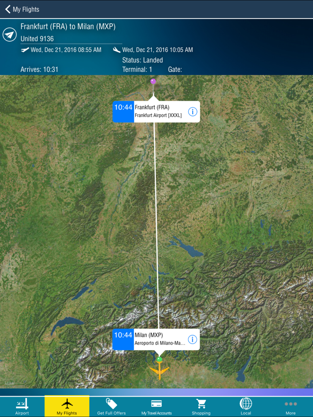 Milano Malpensa Airport Pro (MXP) + Tracker HD(圖2)-速報App