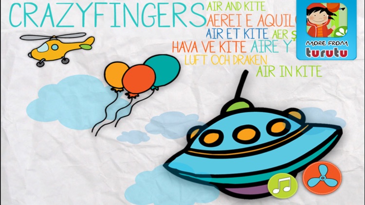 Turutu Crazyfingers - Aeroplanes and kites