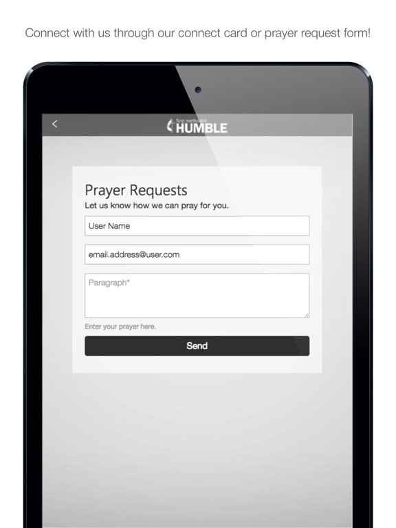 iPad Image of First Methodist Humble