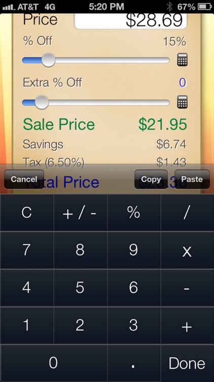 Sale Saver - Percent Off / Shopping Calculator screenshot-3
