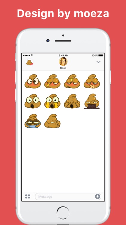 Poop Emoji stickers by moeza