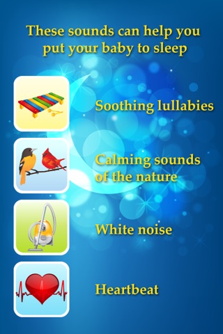 Sleep Tight Baby: lullaby & white noise sounds screenshot 2