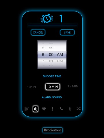 TimeSmart® App Controlled Alarm Clock for iPad screenshot 2