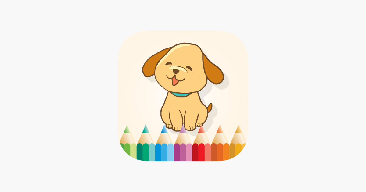 konvertering landing om forladelse Hunde Tegninger til Farvelægning: Malebog for Børn i App Store