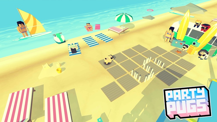 Party Pugs: Beach Puzzle GO! screenshot-2