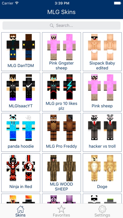 MLG Skins for Minecraft Pocket Edition