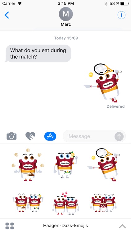 Häagen-Dazs-Emojis screenshot-3