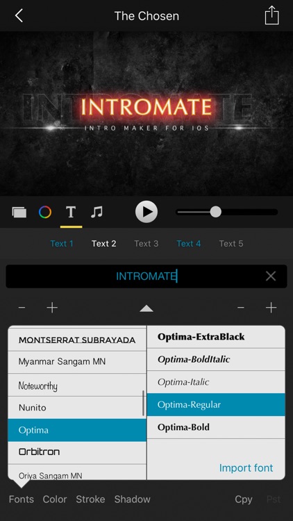 IntroMate - Intro Maker for iMovie