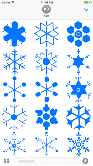 Amazing Snowflakes Stickers(圖3)-速報App