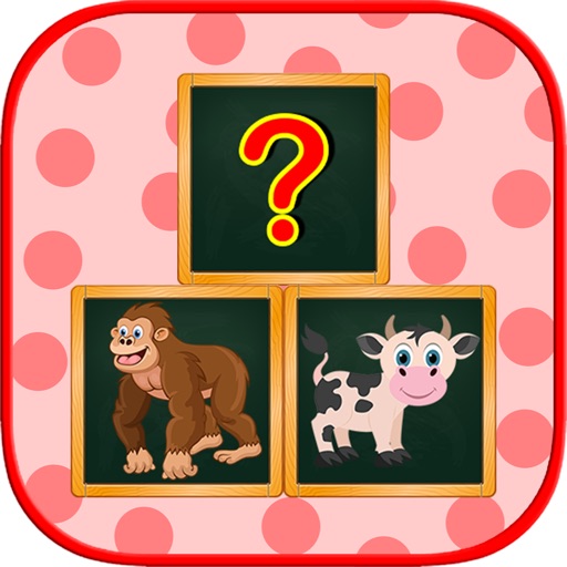 Animal Memory Game - Fun Match Cards For Kids Icon