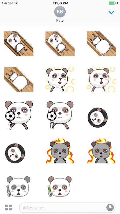 Taboo The Funny Panda Animated Sticker screenshot-3