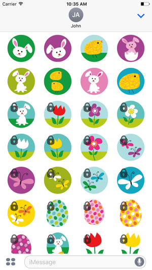 Springtime Easter Stickers(圖2)-速報App