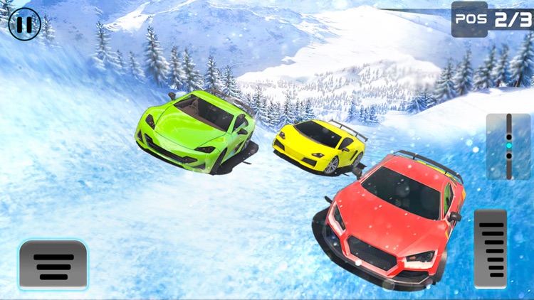 Frozen Water Slide Car driving simulator screenshot-3