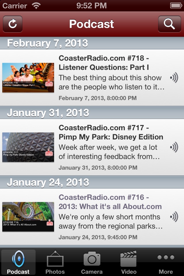 CoasterRadio screenshot 2