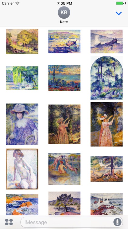 Henri Edmond Cross Artworks Stickers