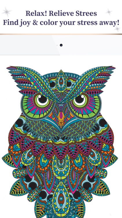 Adults Coloring Book Anti Stress Relief Therapy