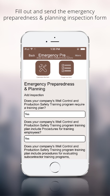 Oil and Gas Emergency Planning App