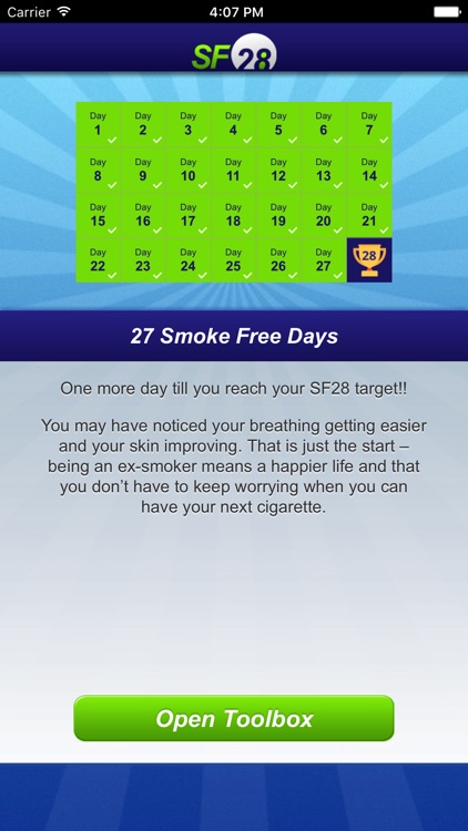 Smoke Free 28 (SF28) Quit Smoking