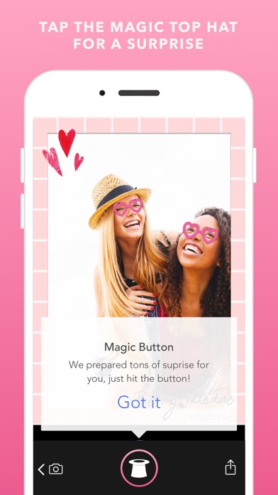 Magicam - Free Valentine Camera for Couple Selfiesのおすすめ画像2