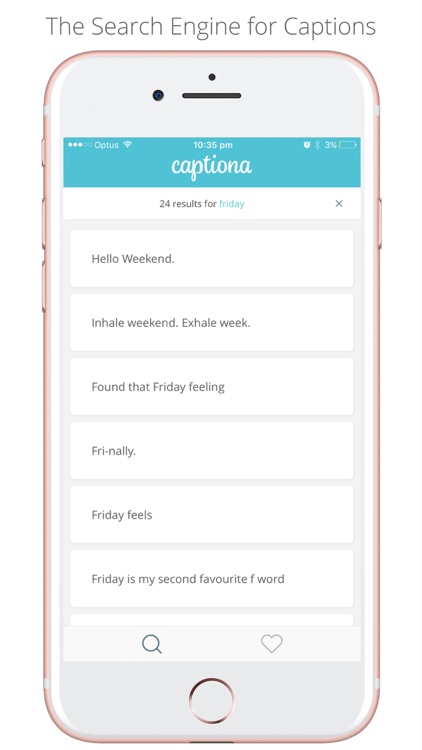 Captiona. Captions & Quotes for Instagram Facebook screenshot-0