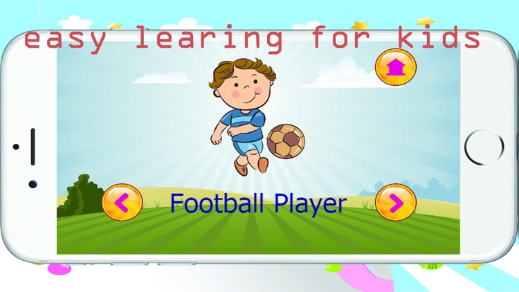 Sport Player Vocabulary Game for kids screenshot-3