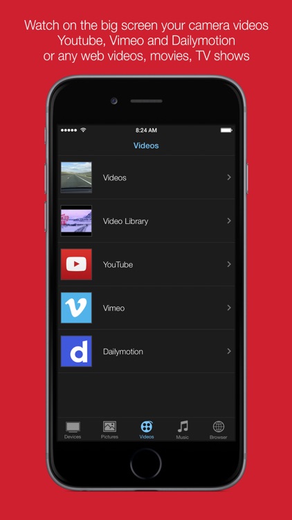 Allcast TV Pro: Cast web videos, music and photos