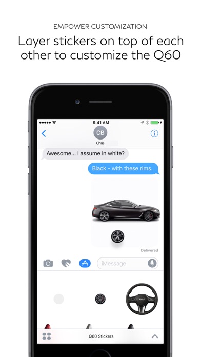 How to cancel & delete INFINITI Q60 Sticker Pack from iphone & ipad 4