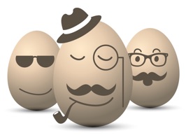 Say Happy Hipster Easter with this complete sticker pack