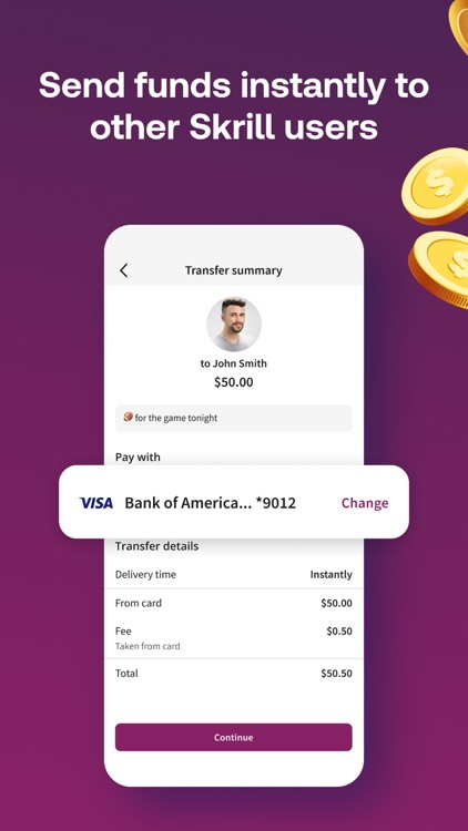 Skrill - Pay & Transfer Money screenshot-3