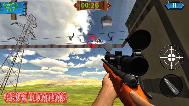 Ultimate wild crow hunter: birds sniper kill shot