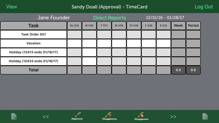 eFAACT TimeCard screenshot-3