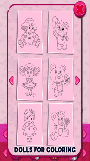 Doll Kids Coloring Book Pro(圖2)-速報App