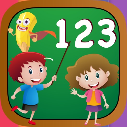 Kids learn math & numbers with coloring book. icon