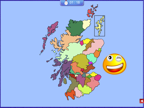 United Kingdom Puzzle Map screenshot 2