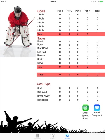 TAP Goalie Tracker HD screenshot 4