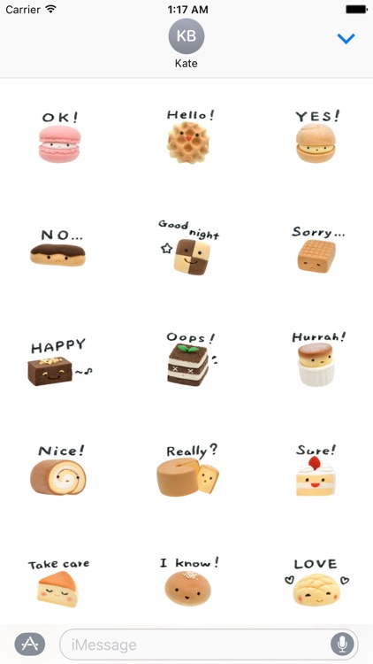 Funny Candies Stickers