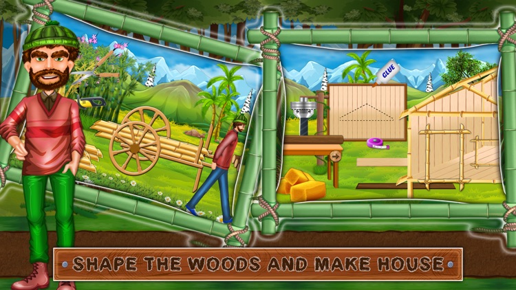 Town Tree House Building Games screenshot-3