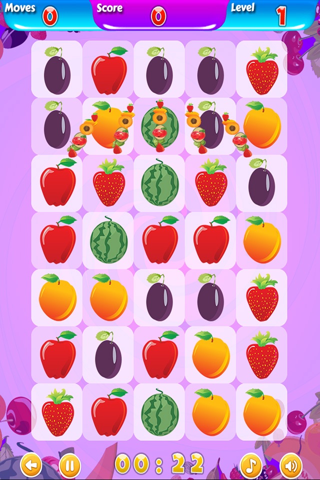 Fruit match puzzle games screenshot 2