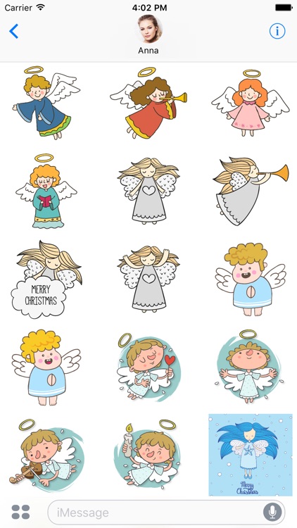 Christmas Angels Stickers
